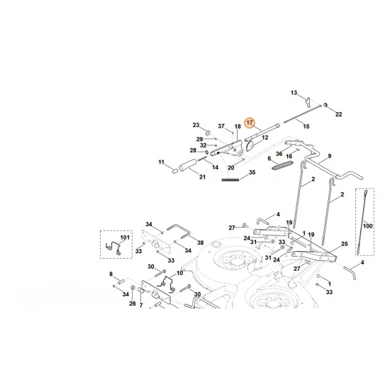STIHL  Rura kompl. 6170 760 8201